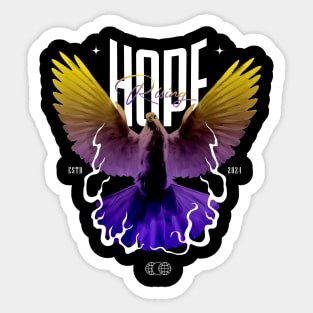 Rising Hope Modern Streetwear Sticker